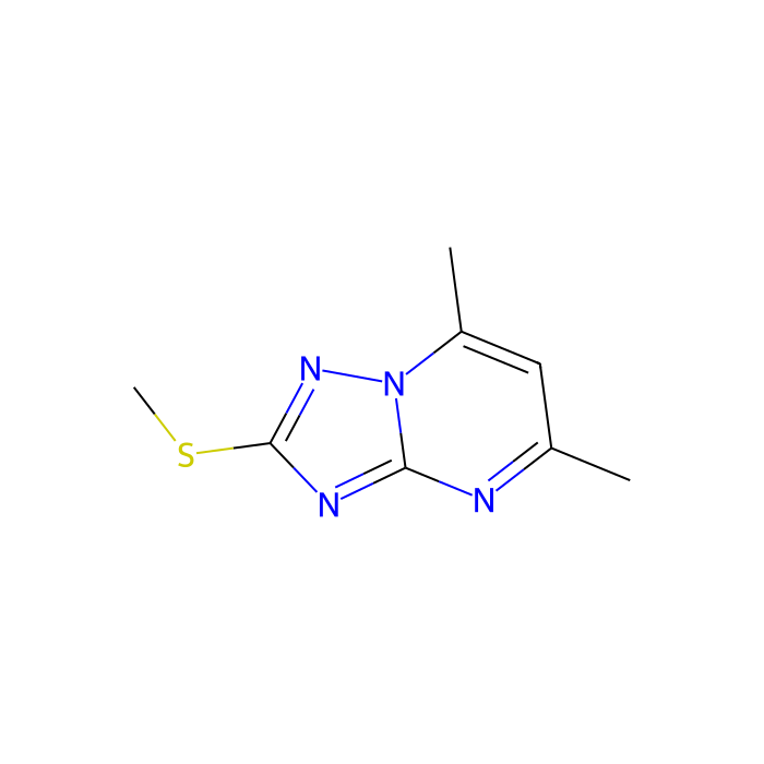 5,7-dimethyl-2-(methylsulfanyl)-[1,2,4]triazolo[1,5-a]pyrimidine - ≥97% CAS No(51646-19-6) by Aladdin Scientific