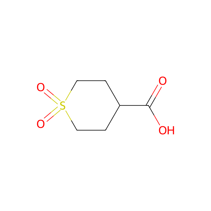 1,1-dioxo-tetrahydrothiopyran-4-carboxylic acid - ≥97% CAS No(64096-87-3) by Aladdin Scientific