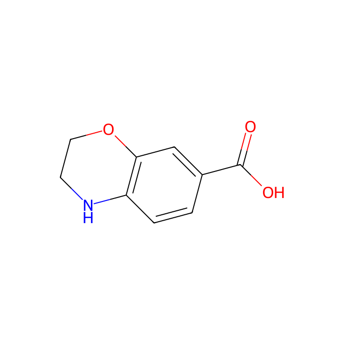 3,4-dihydro-2H-1,4-benzoxazine-7-carboxylic acid - ≥97% CAS No(851202-96-5) by Aladdin Scientific