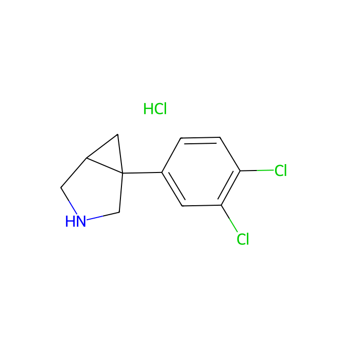 1-(3,4-dichlorophenyl)-3-azabicyclo[3.1.0]hexane hydrochloride - ≥97% CAS No(86215-36-3) by Aladdin Scientific
