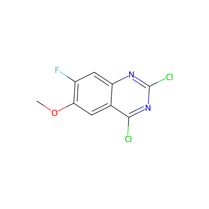 2,4-dichloro-7-fluoro-6-methoxyquinazoline - ≥97% CAS No(864292-37-5) by Aladdin Scientific