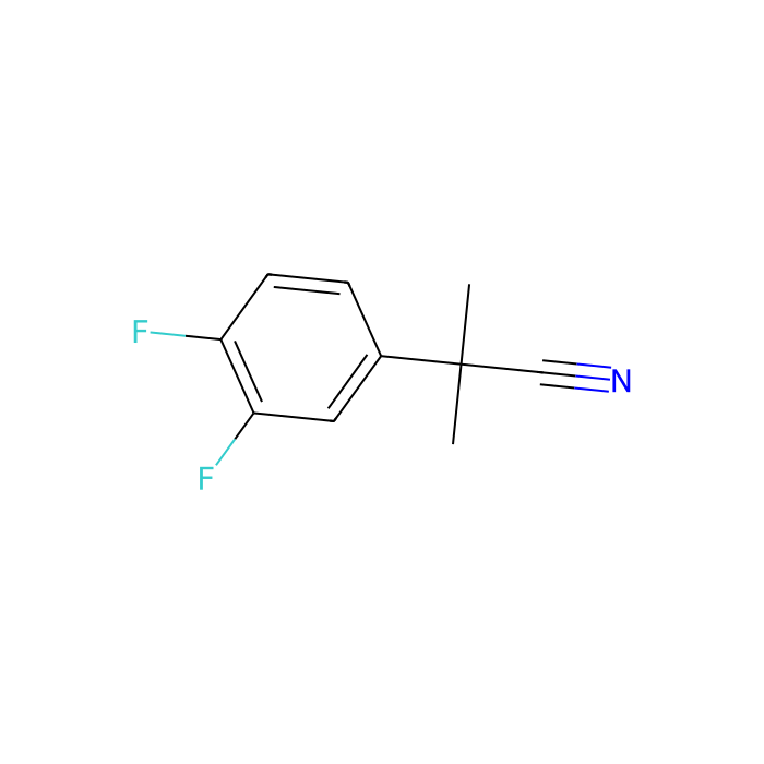 2-(3,4-Difluorophenyl)-2-methylpropanenitrile - ≥98% CAS No(1035262-16-8) by Aladdin Scientific