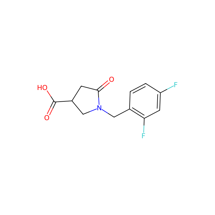 1-(2,4-Difluorobenzyl)-5-oxopyrrolidine-3-carboxylic acid - ≥97% CAS No(1098340-12-5) by Aladdin Scientific