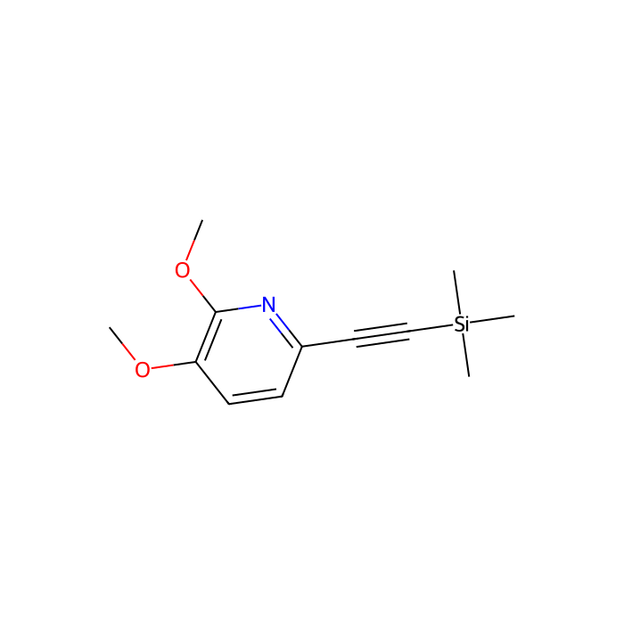 2,3-Dimethoxy-6-((trimethylsilyl)ethynyl)pyridine - ≥95% CAS No(1171919-83-7) by Aladdin Scientific