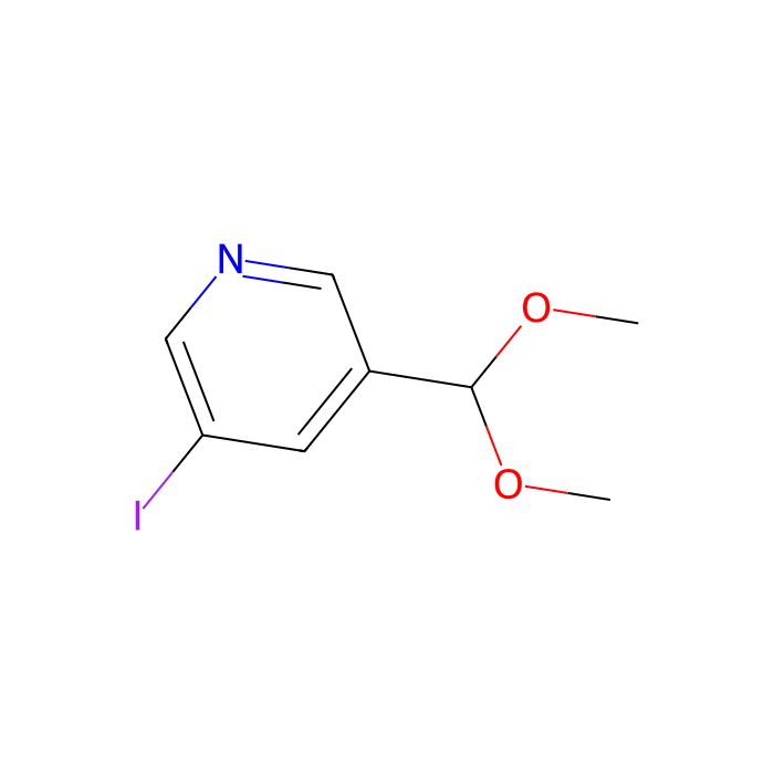3-(Dimethoxymethyl)-5-iodopyridine - ≥95% CAS No(1186311-06-7) by Aladdin Scientific