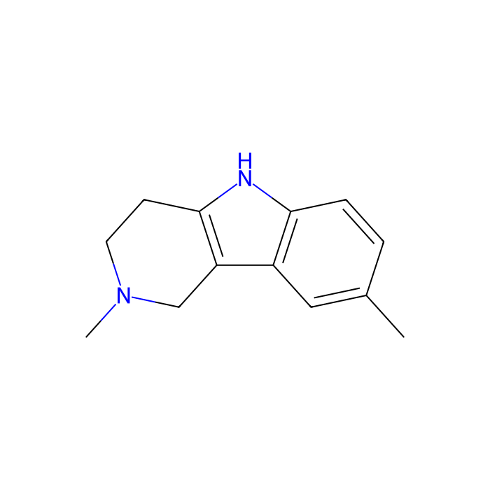 2,8-Dimethyl-2,3,4,5-tetrahydro-1H-pyrido[4,3-b]indole - ≥98% CAS No(19686-05-6) by Aladdin Scientific