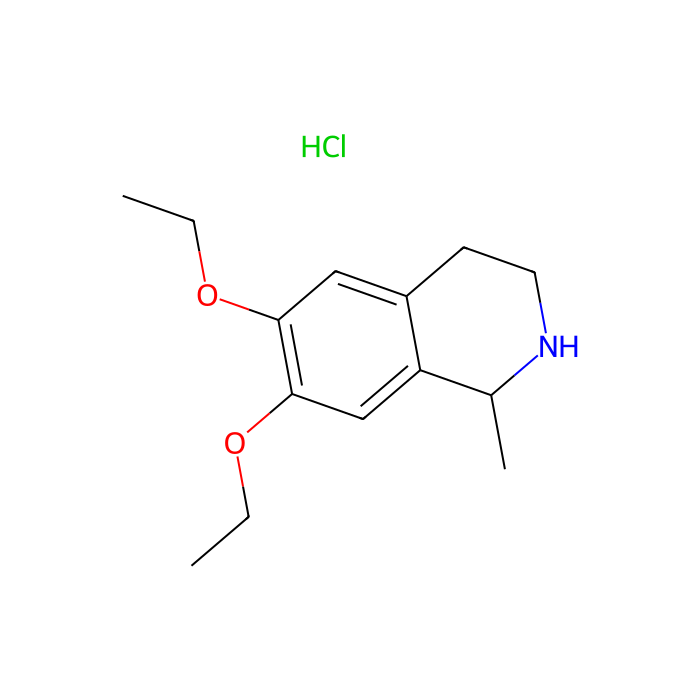 6,7-Diethoxy-1-methyl-1,2,3,4-tetrahydroisoquinoline HCl - ≥95% CAS No(336185-27-4) by Aladdin Scientific