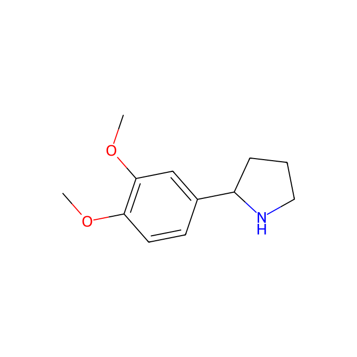 2-(3,4-Dimethoxyphenyl)pyrrolidine - ≥95% CAS No(367281-00-3) by Aladdin Scientific