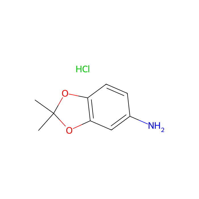 2,2-Dimethyl-1,3-benzodioxol-5-amine, HCl - ≥95% CAS No(75200-79-2) by Aladdin Scientific