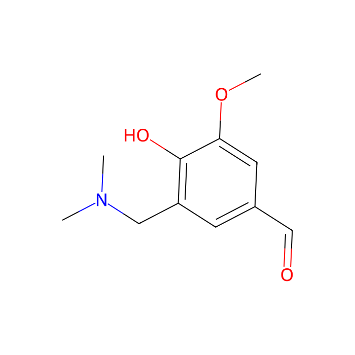 3-[(Dimethylamino)methyl]-4-hydroxy-5-methoxybenzenecarbaldehyde - ≥98% CAS No(87743-10-0) by Aladdin Scientific