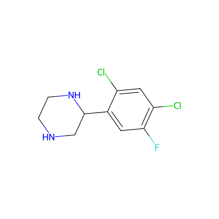 2-(2,4-Dichloro-5-fluorophenyl)piperazine - ≥95% CAS No(914348-92-8) by Aladdin Scientific