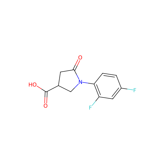 1-(2,4-Difluorophenyl)-5-oxopyrrolidine-3-carboxylic acid - ≥98% CAS No(923178-07-8) by Aladdin Scientific