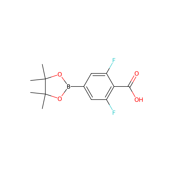 2,6-Difluoro-4-(4,4,5,5-tetramethyl-1,3,2-dioxaborolan-2-yl)benzoic acid - ≥98% CAS No(1008119-07-0) by Aladdin Scientific