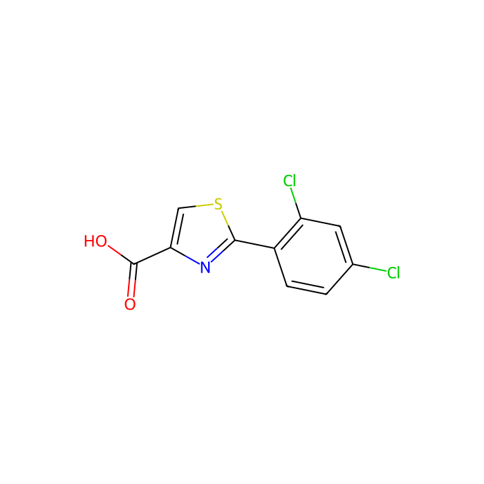 2-(2,4-Dichlorophenyl)thiazole-4-carboxylic acid - ≥95% CAS No(1094355-53-9) by Aladdin Scientific