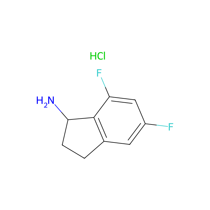 5,7-Difluoro-2,3-dihydro-1H-inden-1-amine hydrochloride - ≥98% CAS No(1229784-79-5) by Aladdin Scientific
