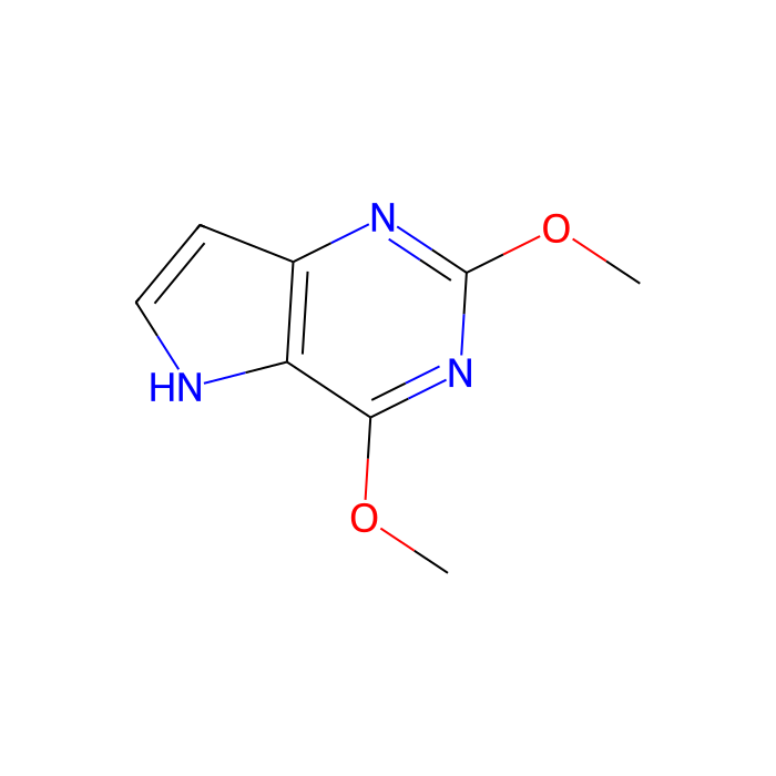 2,4-Dimethoxy-5H-pyrrolo[3,2-d]pyrimidine - ≥98% CAS No(84538-40-9) by Aladdin Scientific