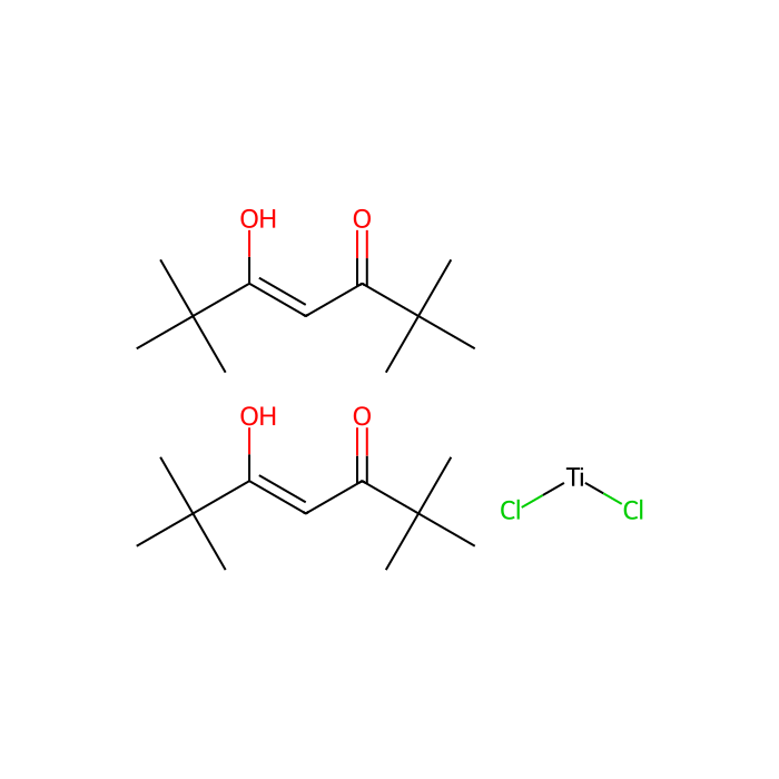 Dichlorobis(2,2,6,6-tetramethyl-3,5-heptanedionato)titanium(IV) - ≥99% CAS No(53293-32-6) by Aladdin Scientific