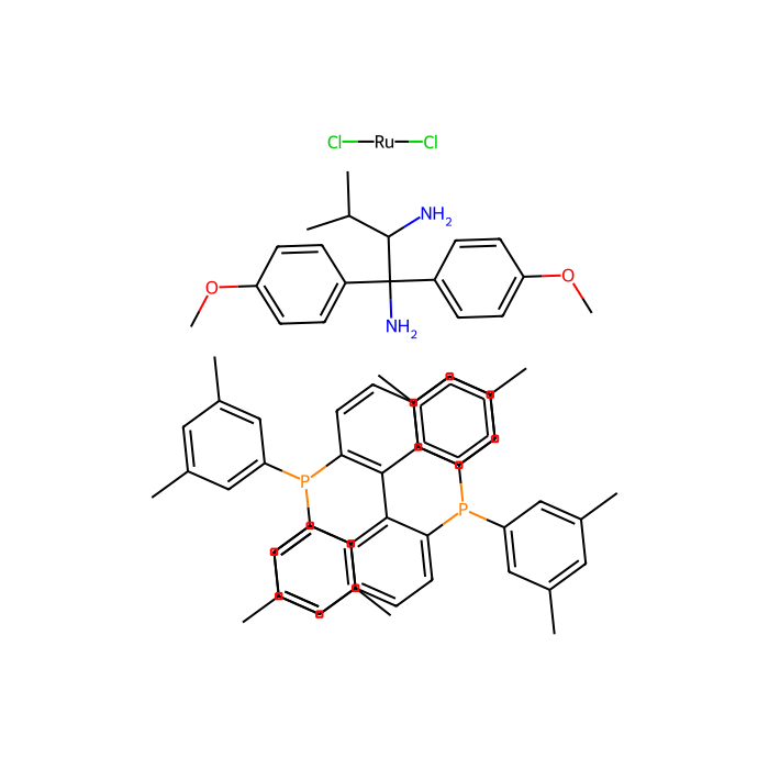 Dichloro{(R)-(+)-2,2''-bis[di(3,5-xylyl)phosphino]-1,1''-binaphthyl}[(2R)-(-)-1,1-bis(4-methoxyphenyl)-3-methyl-1,2-butanediamine]ruthenium(II) RuCl2[(R)-xylbinap][(R)-daipen] - ≥95% CAS No(220114-32-9) by Aladdin Scientific
