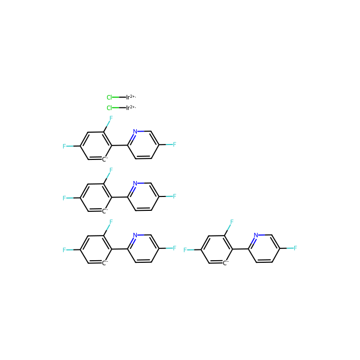 Di-μ-chlorotetrakis[3,5-difluoro-2-(5-fluoro-2-pyridinyl-κN)phenyl-κC]diiridium - ≥98%, mixture of isomers CAS No(849723-04-2) by Aladdin Scientific