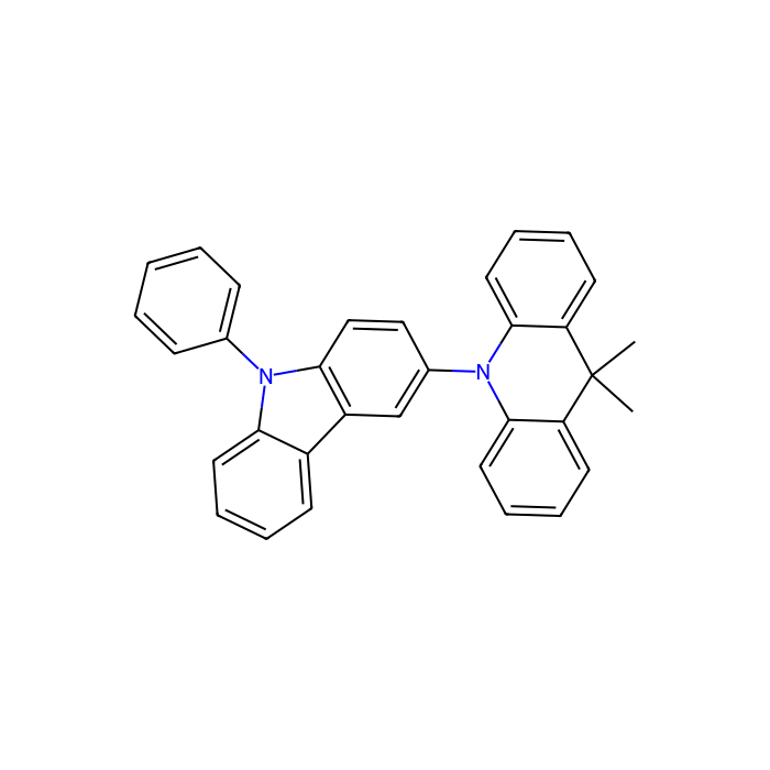 9,10-Dihydro-9,9-dimethyl-10-(9-phenyl-9H-carbazol-3-yl)-acridine - sublimed grade, ≥99%(HPLC) CAS No(1705584-08-2) by Aladdin Scientific