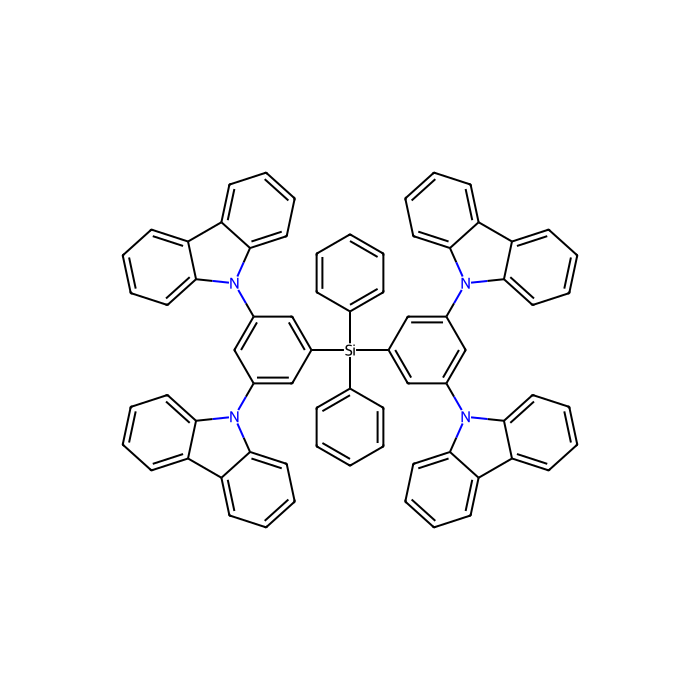 Bis[3,5-di(9H-carbazol-9-yl)phenyl]diphenylsilane - sublimed grade, ≥99%(HPLC) CAS No(944465-42-3) by Aladdin Scientific