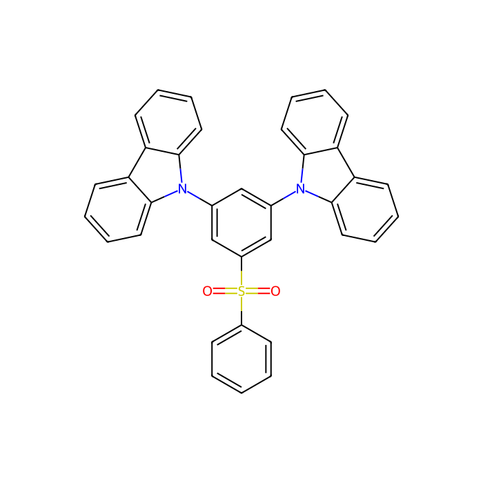 3,5-Di(carbazol-9-yl)-1-phenylsulfonylbenzene - sublimed grade, ≥99%(HPLC) CAS No(1374770-41-8) by Aladdin Scientific
