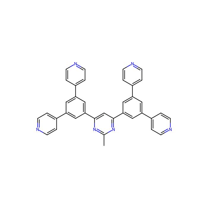 4,6-Bis(3,5-di(pyridin-4-yl)phenyl)-2-methylpyrimidine - sublimed grade, ≥99% CAS No(1030380-51-8) by Aladdin Scientific
