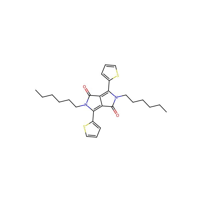 2,5-Dihexyl-3,6-di(thiophen-2-yl)pyrrolo[3,4-c ] pyrrole-1,4(2H ,5H )-dione - ≥97%(NMR) CAS No(852435-01-9) by Aladdin Scientific