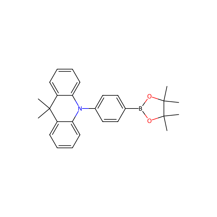 9,9-Dimethyl-10-(4-(4,4,5,5-tetramethyl-1,3,2-dioxaborolan-2-yl)phenyl)-9,10-dihydroacridine - ≥98%(HPLC) CAS No(1643935-09-4) by Aladdin Scientific