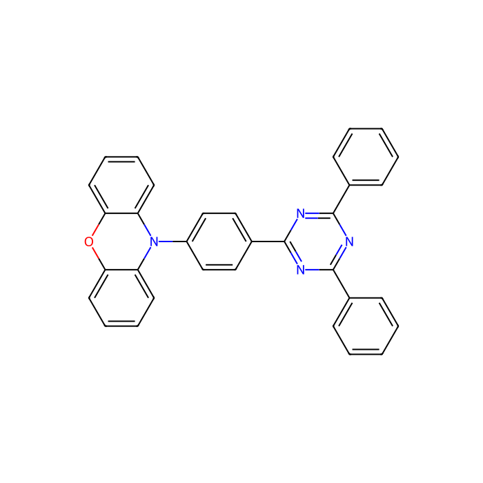 10-(4-(4,6-Diphenyl-1,3,5-triazin-2-yl)phenyl)-10H-phenoxazine - sublimed grade, ≥99% CAS No(1411910-25-2) by Aladdin Scientific