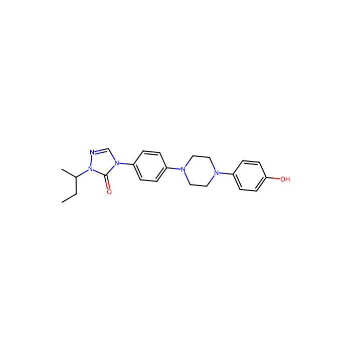 2,4-Dihydro-4-[4-[4-(4-hydroxyphenyl)-1-piperazinyl]phenyl]-2-(1-methylpropyl)-3H-1,2,4-triazol-3-one - ≥98% CAS No(106461-41-0) by Aladdin Scientific
