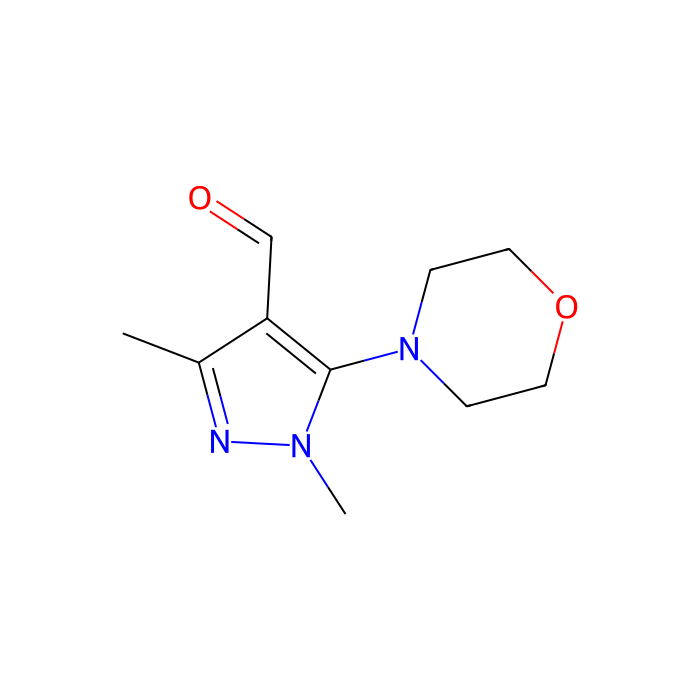 1,3-Dimethyl-5-(4-Morpholinyl)-1H-Pyrazole-4-Carboxaldehyde - ≥95% CAS No(26990-69-2) by Aladdin Scientific