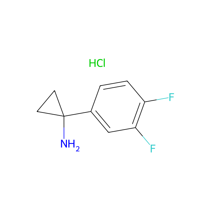 1-(3,4-difluorophenyl)cyclopropan-1-amine hydrochloride - ≥97% CAS No(1186663-16-0) by Aladdin Scientific