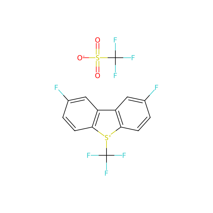 2,8-Difluoro-5-(trifluoromethyl)-5H-dibenzo[b,d]thiophen-5-ium Trifluoromethanesulfonate - ≥98% CAS No(1961266-44-3) by Aladdin Scientific