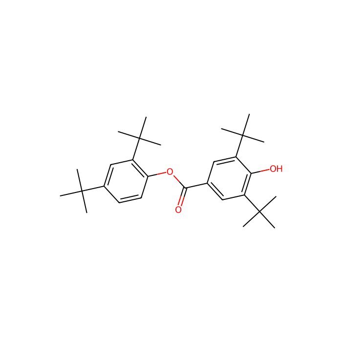 2,4-Di-tert-butylphenyl 3,5-di-tert-butyl-4-hydroxybenzoate - ≥98% CAS No(4221-80-1) by Aladdin Scientific