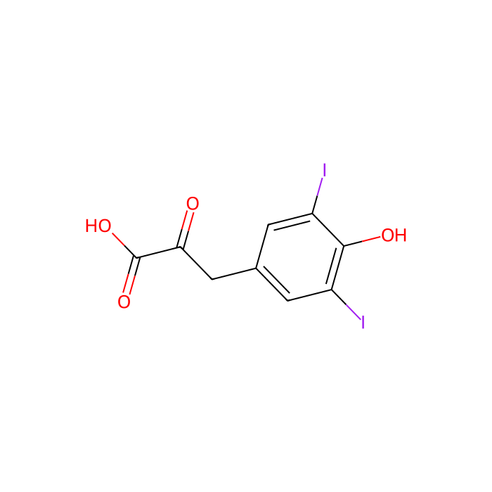 3,5-Diiodo-4-hydroxyphenylpyruvic Acid - ≥95% CAS No(780-00-7) by Aladdin Scientific