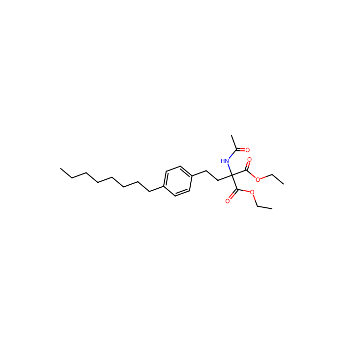Diethyl 2-Acetamido-2-[2-(4-octylphenylethyl)malonate - ≥98% CAS No(162358-08-9) by Aladdin Scientific