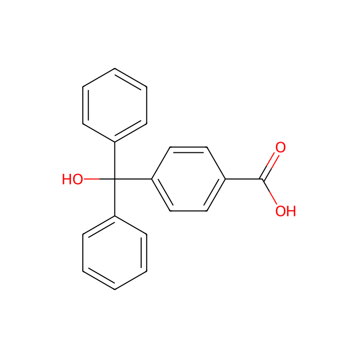 4-(Diphenylhydroxymethyl)benzoic acid - ≥98% CAS No(19672-49-2) by Aladdin Scientific