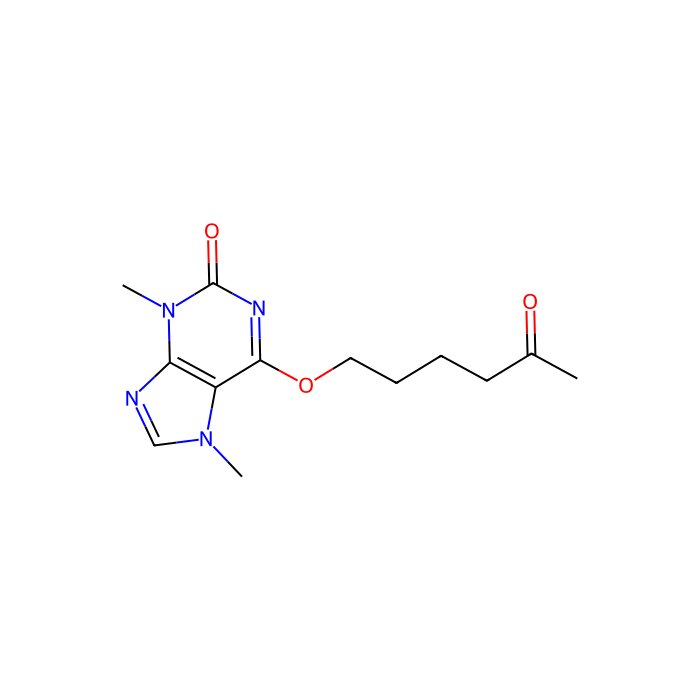 3,7-Dihydro-3,7-dimethyl-6-[(5-oxohexyl)oxy]-2H-purin-2-one - ≥98% CAS No(93079-86-8) by Aladdin Scientific
