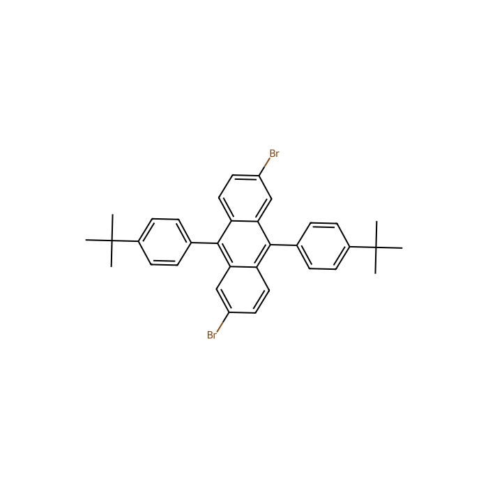 2,6-Dibromo-9,10-bis(4-tert-butylphenyl)anthracene - ≥99%(HPLC) CAS No(1187763-68-3) by Aladdin Scientific