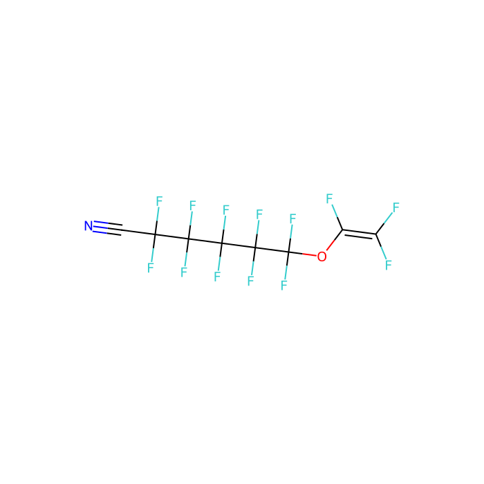 2,2,3,3,4,4,5,5,6,6-Decafluoro-6-[(1,2,2-trifluorovinyl)oxy]hexanenitrile - ≥98%(GC) CAS No(120903-40-4) by Aladdin Scientific