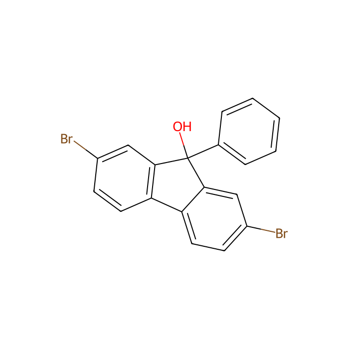 2,7-Dibromo-9-phenyl-9H-fluoren-9-ol - ≥98% CAS No(132717-37-4) by Aladdin Scientific