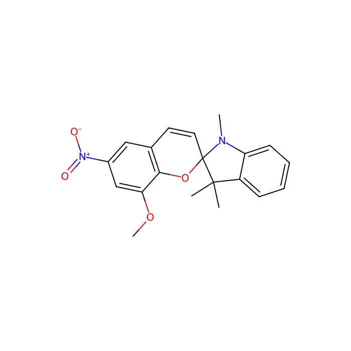 1',3'-Dihydro-8-methoxy-1',3',3'-trimethyl-6-nitrospiro[2H-1-benzopyran-2,2'-[2H]indole] - ≥98% CAS No(1498-89-1) by Aladdin Scientific