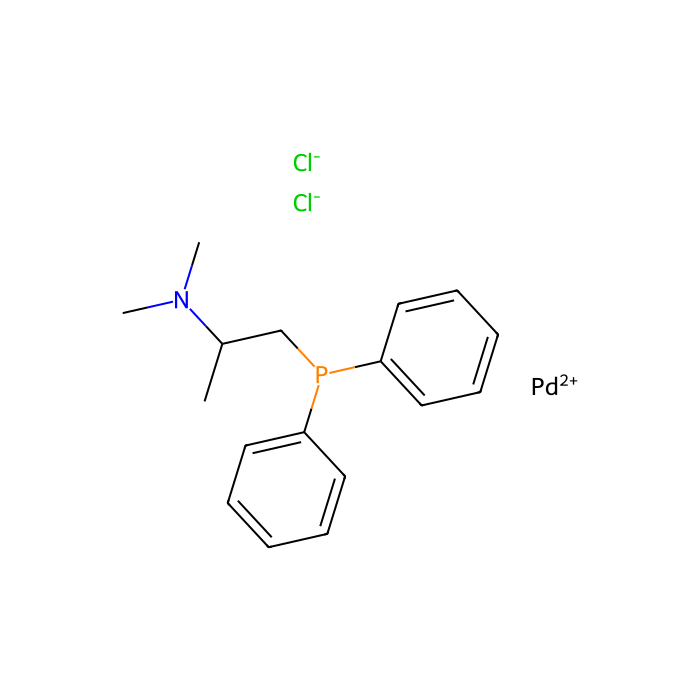 [(2-Dimethylamino)propyldiphenylphosphine]palladium(II) Dichloride - ≥98%(T) CAS No(85719-56-8) by Aladdin Scientific