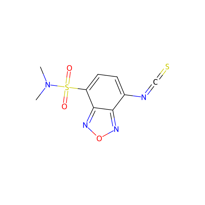 DBD-NCS [=4-(N,N-Dimethylaminosulfonyl)-7-isothiocyanato-2,1,3-benzoxadiazole] [for HPLC Labeling and Edman Degradation] -  CAS No(147611-81-2) by Aladdin Scientific
