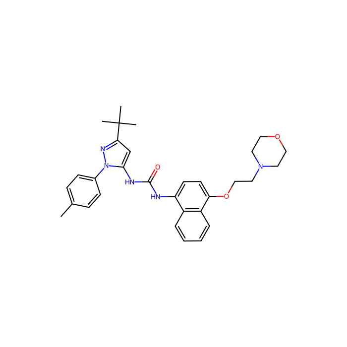 Doramapimod (BIRB 796) - Moligand™, 10mM in DMSO CAS No(285983-48-4) by Aladdin Scientific