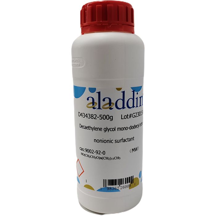 Decaethylene glycol mono­dodecyl ether - nonionic surfactant CAS No(9002-92-0) by Aladdin Scientific