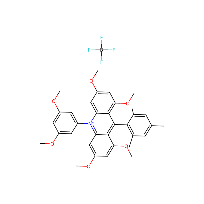 10-(3,5-Dimethoxyphenyl)-9-mesityl-1,3,6,8-tetramethoxyacridin-10-ium tetrafluoroborate - ≥95% CAS No(1965330-59-9) by Aladdin Scientific