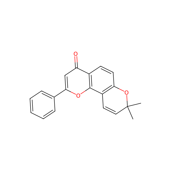 6′′,6′′-Dimethylpyrano[2′′,3′′:7,8]flavone - ≥95%(LC/MS-UV) CAS No(64125-32-2) by Aladdin Scientific