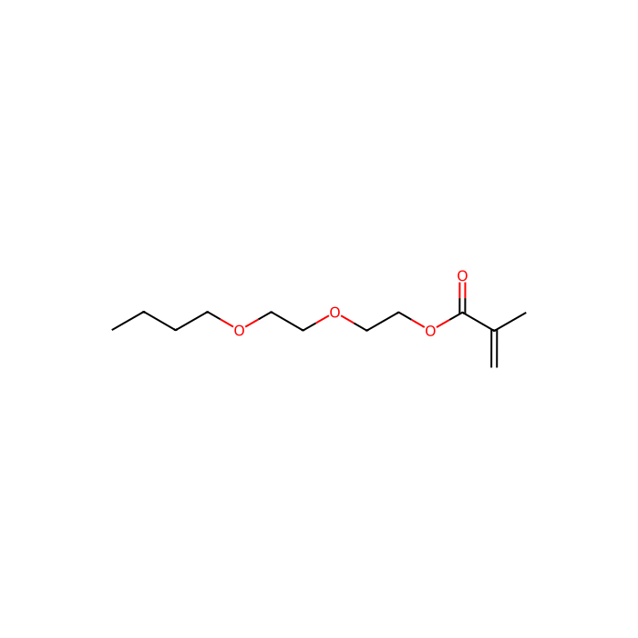 Diethylene glycol butyl ether methacrylate - ≥97%(GC), stabilized with ＜200ppm monomethyl ether hydroquinone CAS No(7328-22-5) by Aladdin Scientific